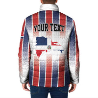 Personalized Dominican Republic Padded Jacket Stripe Stylized