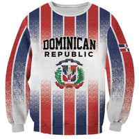 Personalized Dominican Republic Sweatshirt Stripe Stylized