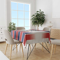 Dominican Republic Tablecloth Stripe Stylized