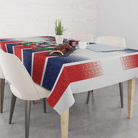 Dominican Republic Tablecloth Stripe Stylized