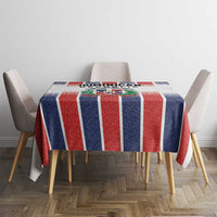 Dominican Republic Tablecloth Stripe Stylized