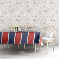 Dominican Republic Tablecloth Stripe Stylized