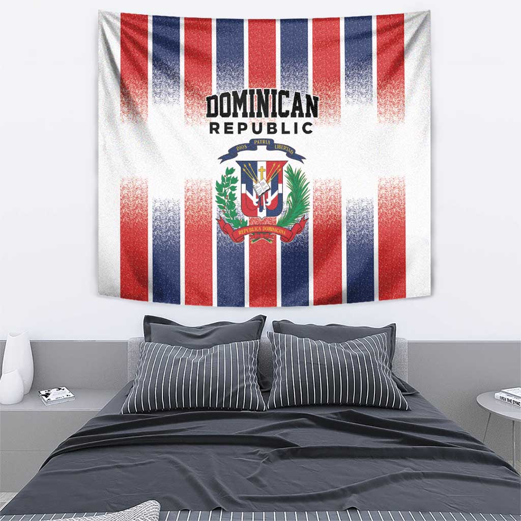 Dominican Republic Tapestry Stripe Stylized