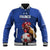 Custom France 2024 Football Baseball Jacket Allez Les Bleus - Wonder Print Shop