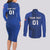 Custom France 2024 Football Couples Matching Long Sleeve Bodycon Dress and Long Sleeve Button Shirt Allez Les Bleus - Wonder Print Shop