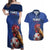 Custom France 2024 Football Couples Matching Off Shoulder Maxi Dress and Hawaiian Shirt Allez Les Bleus - Wonder Print Shop