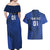 Custom France 2024 Football Couples Matching Off Shoulder Maxi Dress and Hawaiian Shirt Allez Les Bleus - Wonder Print Shop