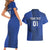 Custom France 2024 Football Couples Matching Short Sleeve Bodycon Dress and Hawaiian Shirt Allez Les Bleus - Wonder Print Shop