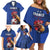 Custom France 2024 Football Family Matching Off Shoulder Short Dress and Hawaiian Shirt Allez Les Bleus - Wonder Print Shop