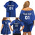 Custom France 2024 Football Family Matching Off Shoulder Short Dress and Hawaiian Shirt Allez Les Bleus - Wonder Print Shop