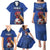 Custom France 2024 Football Family Matching Puletasi and Hawaiian Shirt Allez Les Bleus - Wonder Print Shop