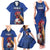 Custom France 2024 Football Family Matching Tank Maxi Dress and Hawaiian Shirt Allez Les Bleus - Wonder Print Shop