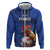 Custom France 2024 Football Hoodie Allez Les Bleus - Wonder Print Shop