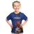 Custom France 2024 Football Kid T Shirt Allez Les Bleus - Wonder Print Shop