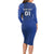 Custom France 2024 Football Long Sleeve Bodycon Dress Allez Les Bleus - Wonder Print Shop