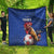 France 2024 Football Quilt Allez Les Bleus