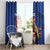 France 2024 Football Window Curtain Allez Les Bleus - Wonder Print Shop