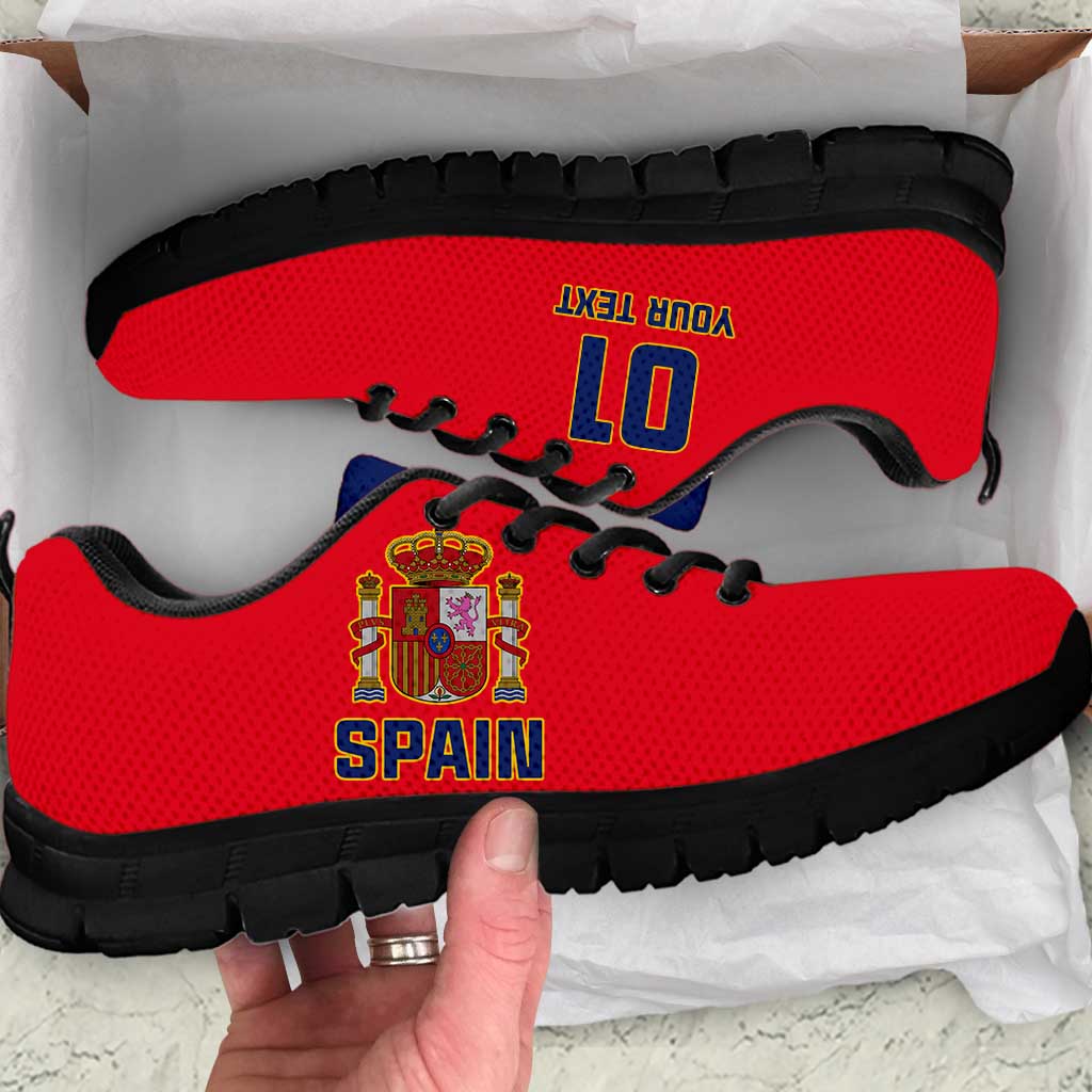 Spain 2024 Football Sneakers La Roja Go Champions - Wonder Print Shop