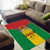 Sao Tome and Principe Independence Day Area Rug Coat Of Arms Mix African Pattern - Wonder Print Shop