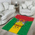 Sao Tome and Principe Independence Day Area Rug Coat Of Arms Mix African Pattern - Wonder Print Shop