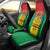 Sao Tome and Principe Independence Day Car Seat Cover Coat Of Arms Mix African Pattern - Wonder Print Shop