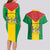 Sao Tome and Principe Independence Day Couples Matching Long Sleeve Bodycon Dress and Hawaiian Shirt Coat Of Arms Mix African Pattern - Wonder Print Shop