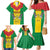 Sao Tome and Principe Independence Day Family Matching Mermaid Dress and Hawaiian Shirt Coat Of Arms Mix African Pattern - Wonder Print Shop