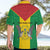 Sao Tome and Principe Independence Day Hawaiian Shirt Coat Of Arms Mix African Pattern - Wonder Print Shop