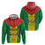 Sao Tome and Principe Independence Day Hoodie Coat Of Arms Mix African Pattern - Wonder Print Shop