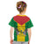 Sao Tome and Principe Independence Day Kid T Shirt Coat Of Arms Mix African Pattern - Wonder Print Shop