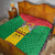 Sao Tome and Principe Independence Day Quilt Coat Of Arms Mix African Pattern