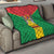 Sao Tome and Principe Independence Day Quilt Coat Of Arms Mix African Pattern