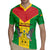 Sao Tome and Principe Independence Day Rugby Jersey Coat Of Arms Mix African Pattern - Wonder Print Shop