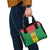 Sao Tome and Principe Independence Day Shoulder Handbag Coat Of Arms Mix African Pattern