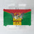 Sao Tome and Principe Independence Day Tablecloth Coat Of Arms Mix African Pattern