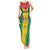 Sao Tome and Principe Independence Day Tank Maxi Dress Coat Of Arms Mix African Pattern