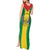 Sao Tome and Principe Independence Day Tank Maxi Dress Coat Of Arms Mix African Pattern