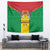 Sao Tome and Principe Independence Day Tapestry Coat Of Arms Mix African Pattern