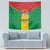 Sao Tome and Principe Independence Day Tapestry Coat Of Arms Mix African Pattern