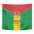 Sao Tome and Principe Independence Day Tapestry Coat Of Arms Mix African Pattern