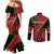 Malawi Independence Day Couples Matching Mermaid Dress and Long Sleeve Button Shirt Unity and Freedom