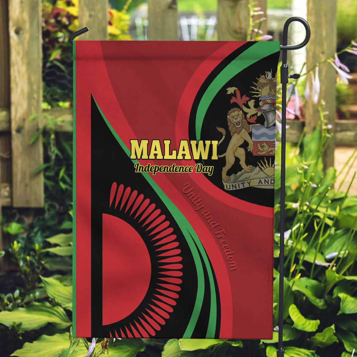 Malawi Independence Day Garden Flag Unity and Freedom - Wonder Print Shop