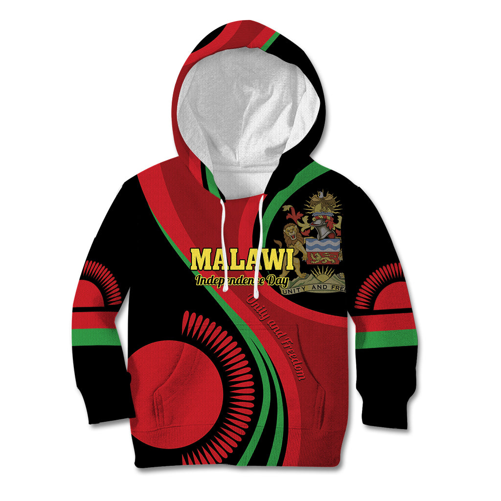 Malawi Independence Day Kid Hoodie Unity and Freedom - Wonder Print Shop