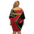 Malawi Independence Day Off Shoulder Short Dress Unity and Freedom - Wonder Print Shop