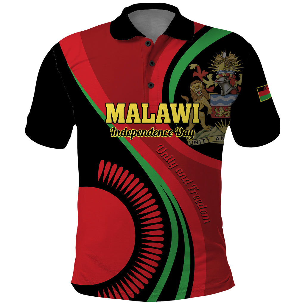 Malawi Independence Day Polo Shirt Unity and Freedom - Wonder Print Shop