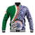 India Independence Day Baseball Jacket Indian Paisley Pattern - Wonder Print Shop