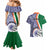 India Independence Day Couples Matching Mermaid Dress And Hawaiian Shirt Indian Paisley Pattern - Wonder Print Shop