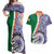 India Independence Day Couples Matching Off Shoulder Maxi Dress and Hawaiian Shirt Indian Paisley Pattern - Wonder Print Shop