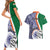 India Independence Day Couples Matching Short Sleeve Bodycon Dress and Hawaiian Shirt Indian Paisley Pattern - Wonder Print Shop