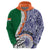 India Independence Day Hoodie Indian Paisley Pattern - Wonder Print Shop